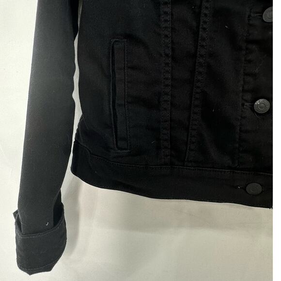 Levi's Original Trucker Black Classic Denim Jacket size XL - Picture 3 of 7